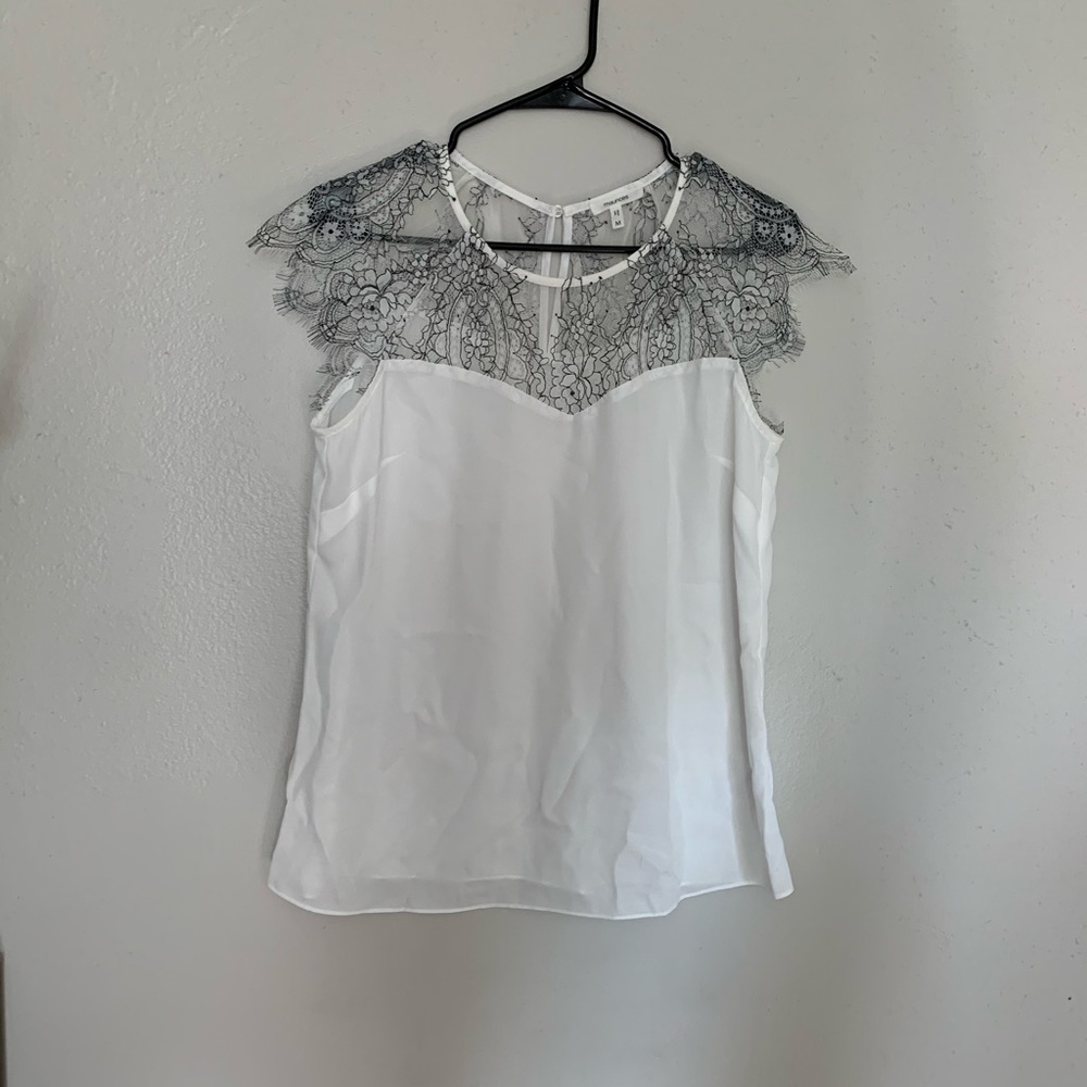 White lace blouse